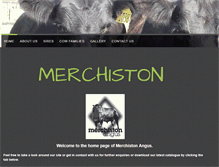 Tablet Screenshot of merchistonangus.com